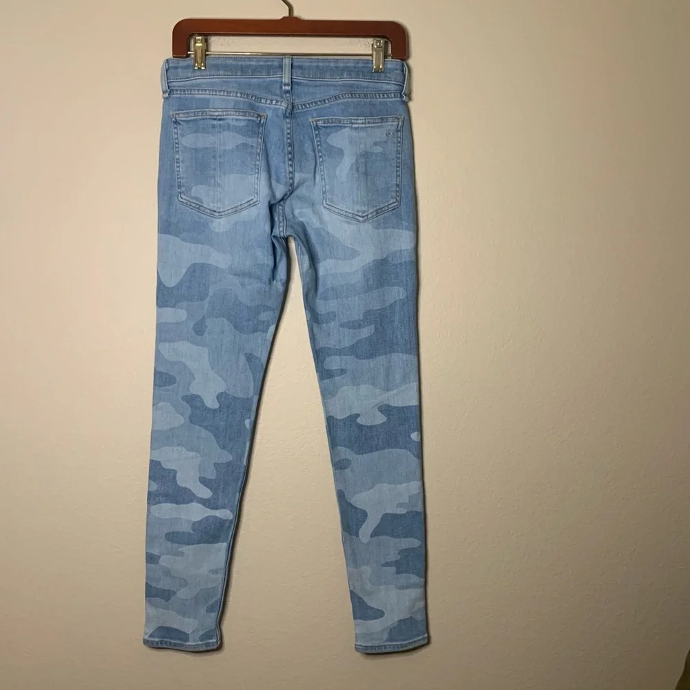 Rag & Bone Cate Mid Rise Faded Camo Jeans 26